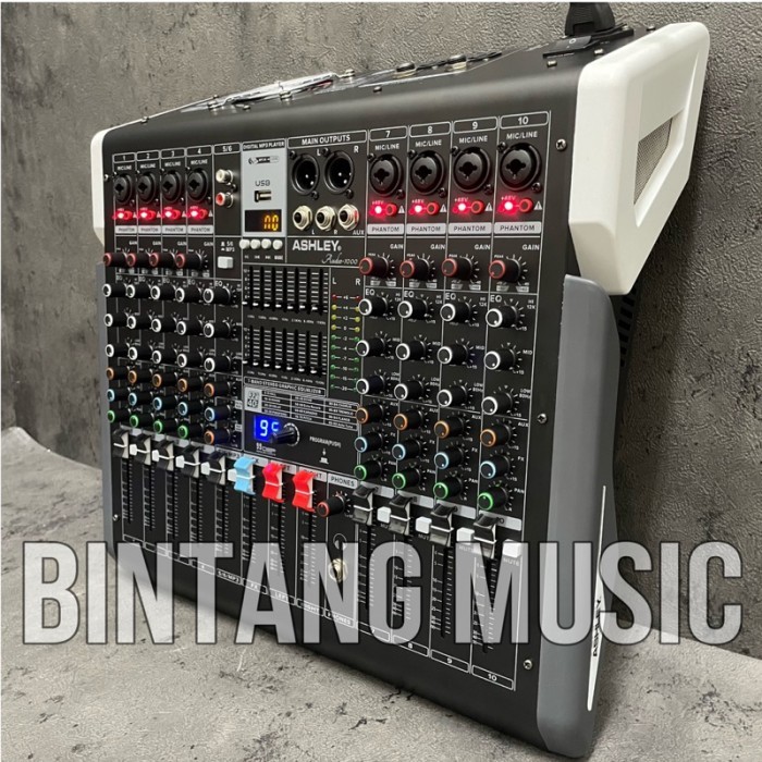 TERLARIS POWER MIXER ASHLEY AUDIO 1000 ORIGINAL 10 CHANNEL ASHLEY AUDIO 1000 MURAH MURAH