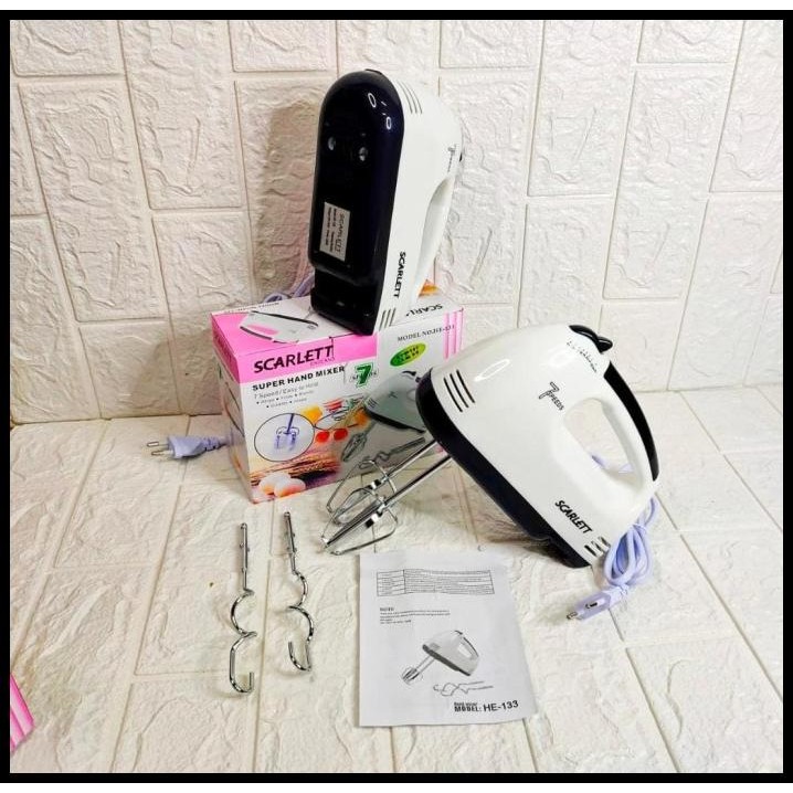 SCARLETT HAND MIXER Mixer Tangan Elektrik 7 GEAR
