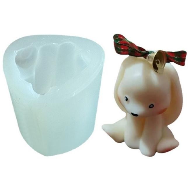 CETAKAN KUE / COKLAT / SABUN HANDMADE BENTUK KELINCI BAHAN SILIKON