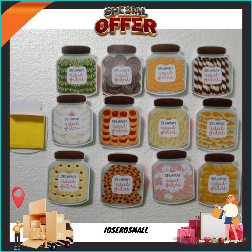 

Amplop 3D Kue Lebaran Isi 1Pcs Bisa Cod