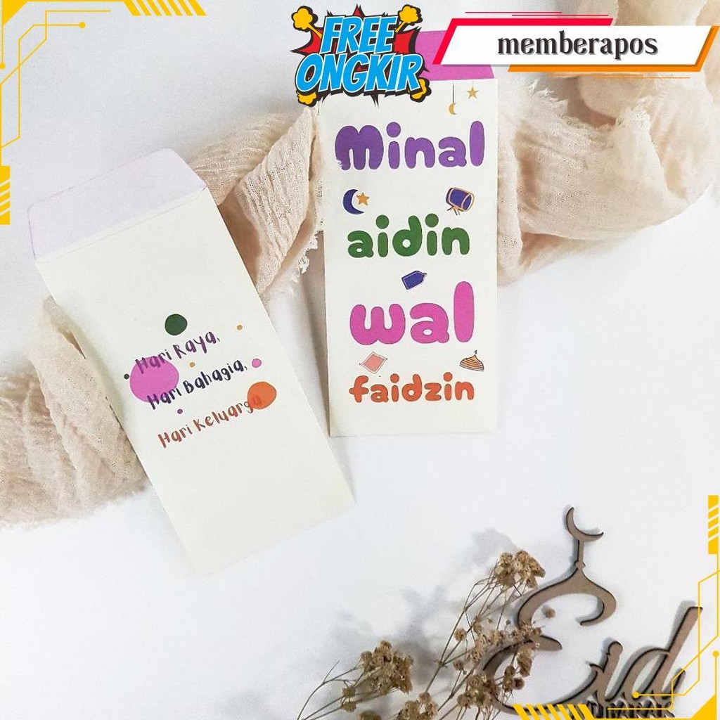

[Paket 30 Pcs] Amplop Lebaran Aestehtic / Angpau Lebaran / Amplop Lebaran Besar Cod