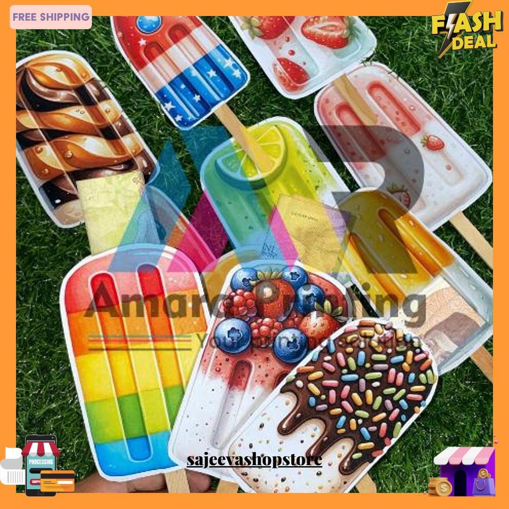 

(5Pcs) Model Baru Amplop Lebaran Ice Cream Series 2025 / Agpau Thr Unik / Amplop Lebaran. Idul Fitri 2025 / Amplop Ice Cream / Es Krim Viral Bisa Cod