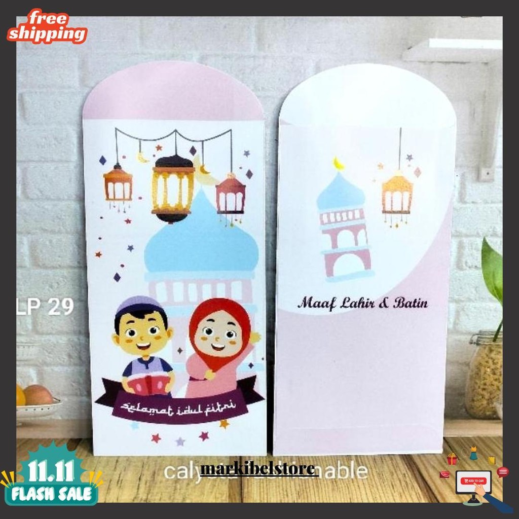 

Amplop Angpao Idul Fitri/Lebaran Panjang Isi 100 Lbr Original Produk