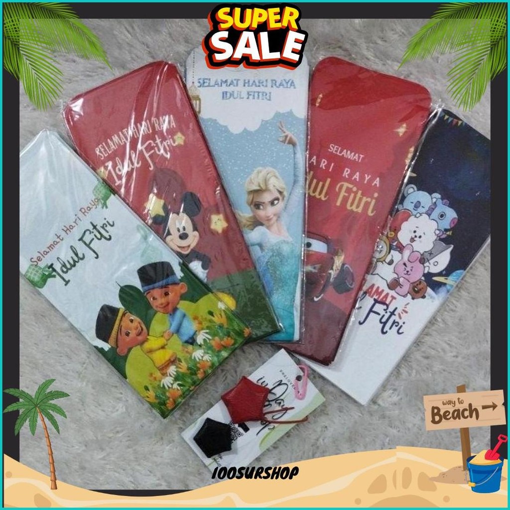 

(10Pcs) Amplop Lebaran 7X16Cm | Inday Shop Bisa Cod