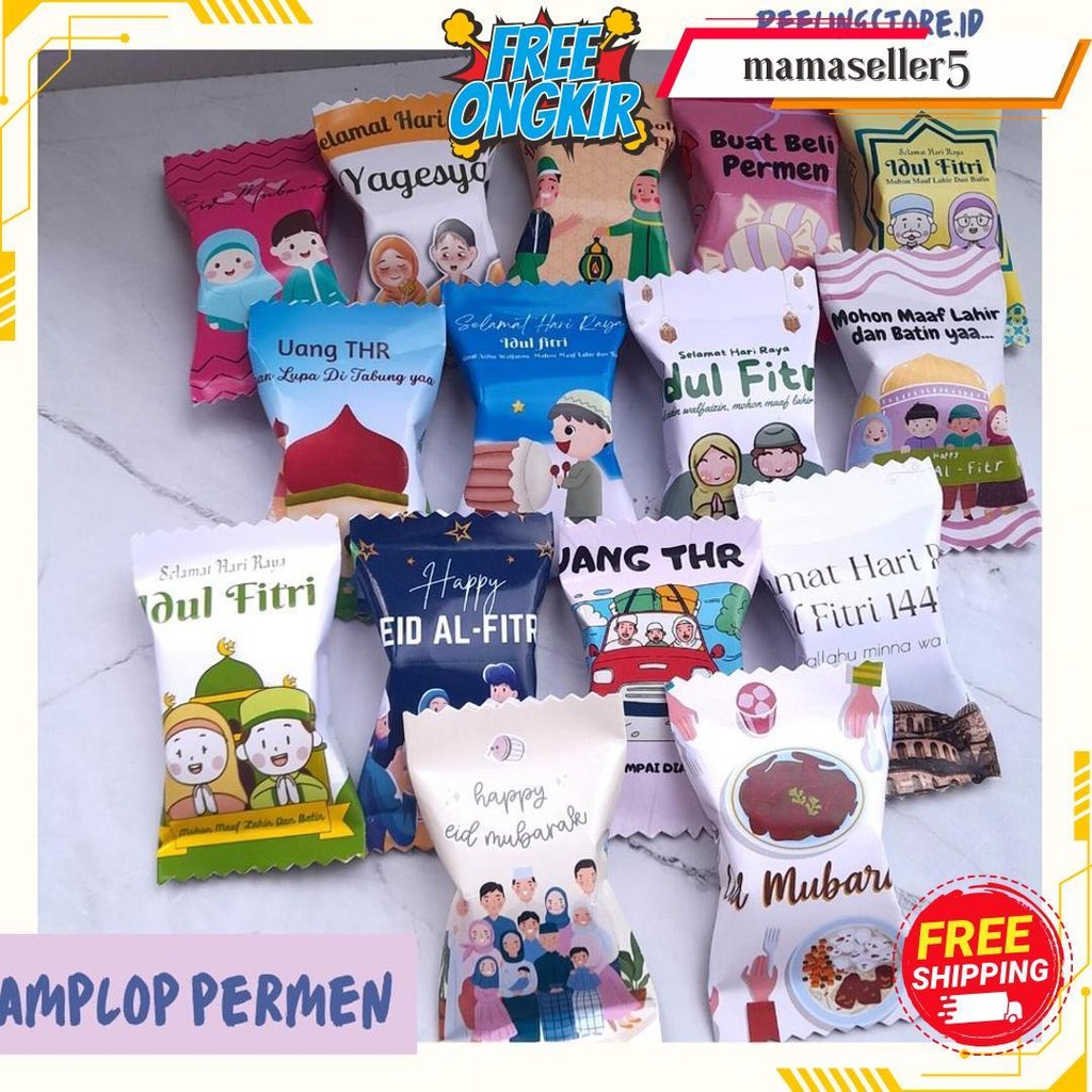 

10Pcs | Angpau Lebaran Bentuk Permen | Angpau Viral | Amplop Lebaran | Amplop Thr | Angpau Permen | Amplop Permen | Hadiah Terlaris