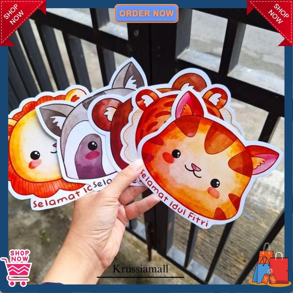 

Amplop Lebaran Lucu 3D - Motif Kids/Food/Fauna (10 Pcs) Bisa Cod