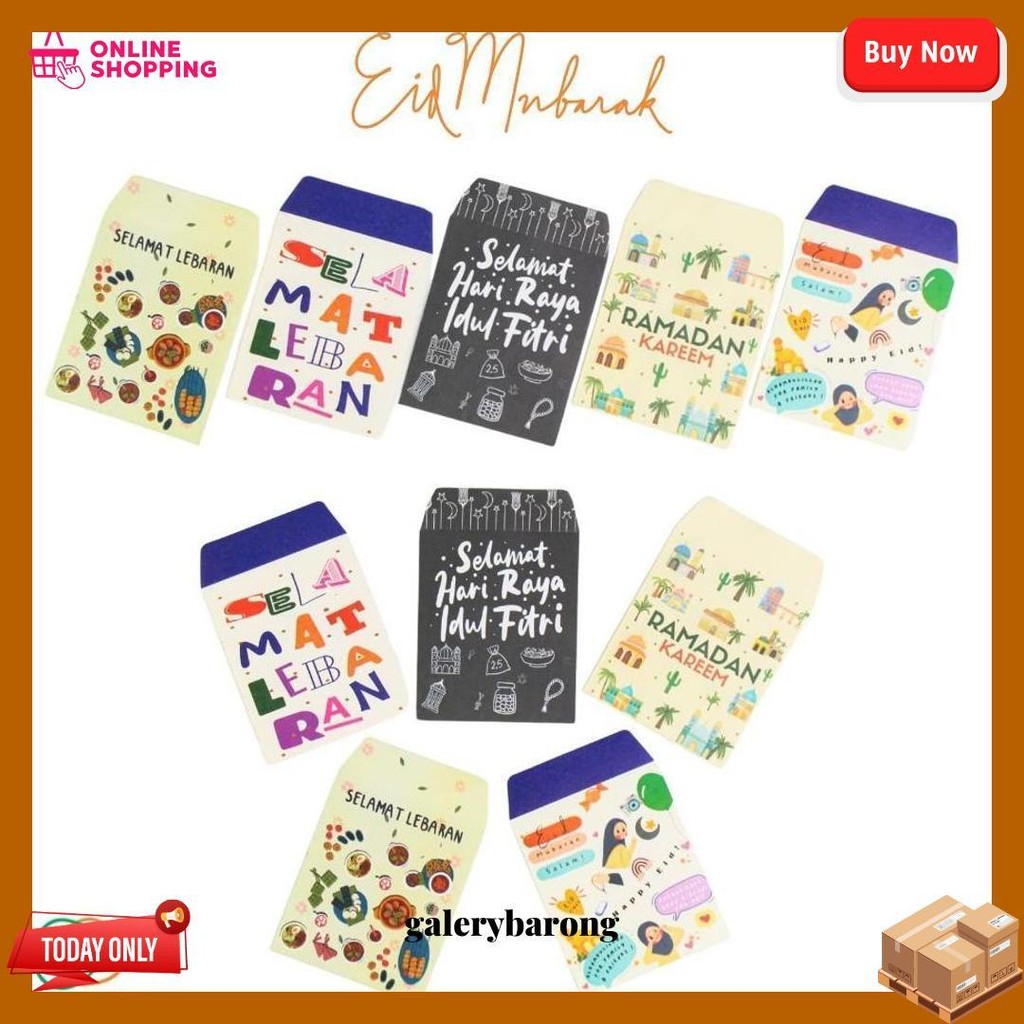 

Isi 10 Pcs Amplop Lebaran Panjang ,Amplop Angpau,Amplop Thr Termurah Banget