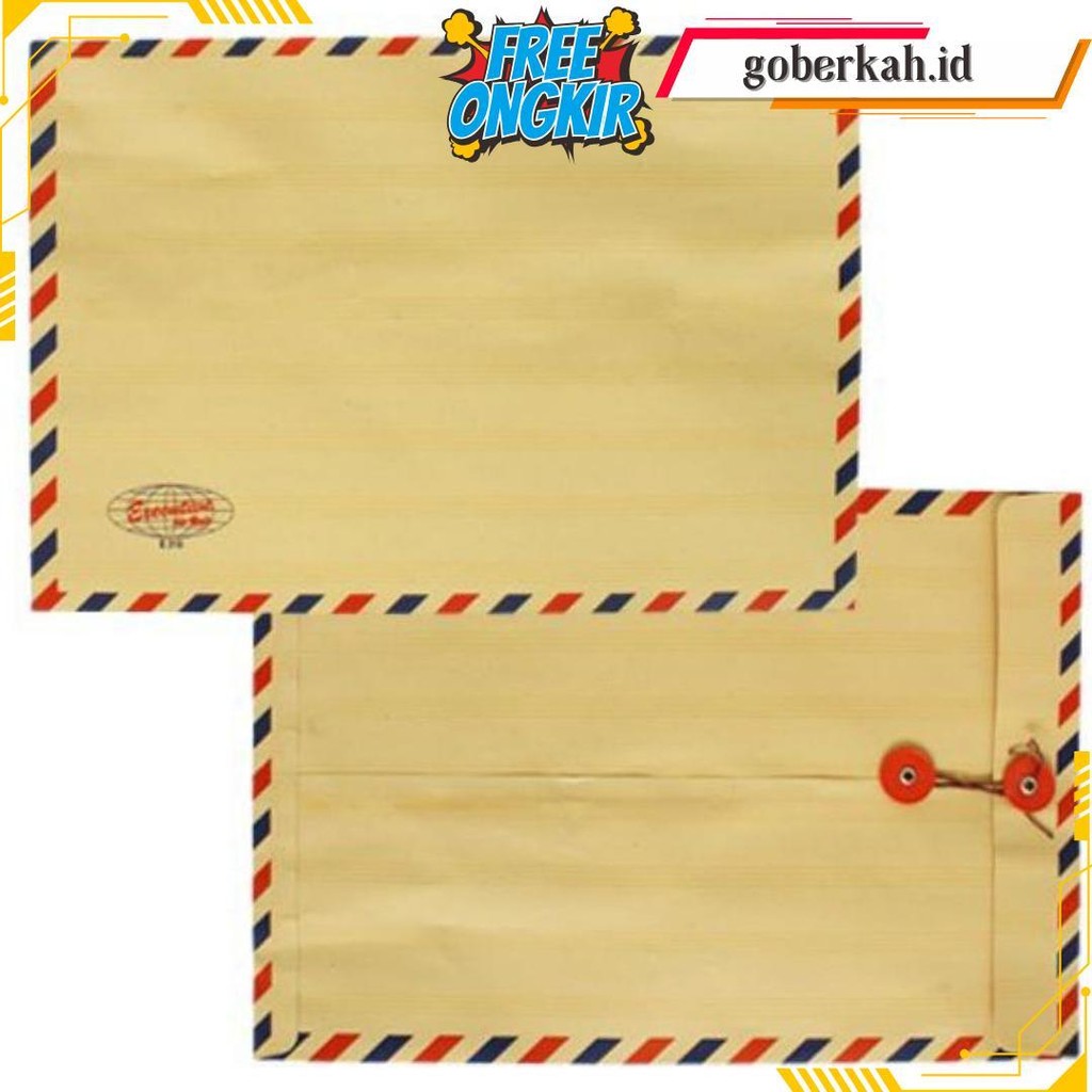 

Amplop Coklat Tali 310 Executive Folio ( 1Pak/50Lbr ) Bisa Cod