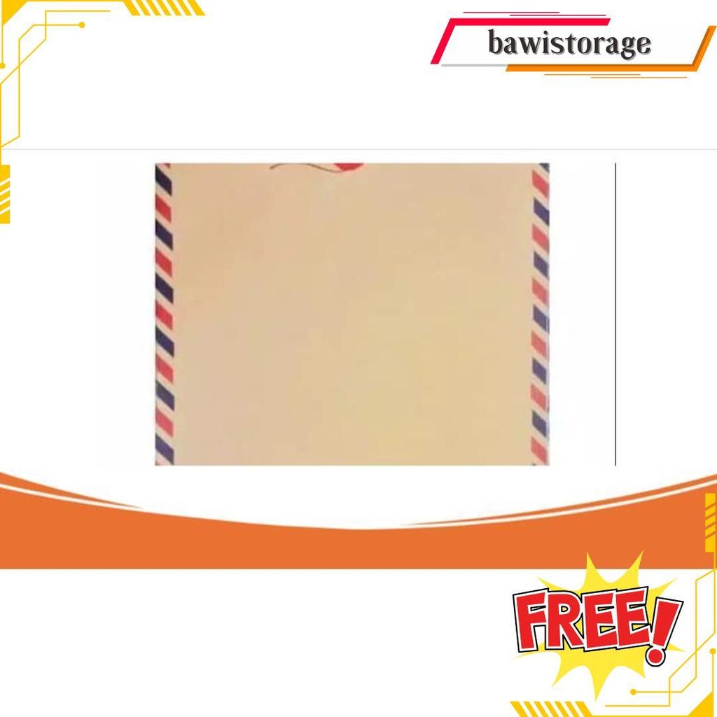

Amplop Coklat Tali 310 Ukuran Folio ( Isi 50 Lembar ) Siap Kirim