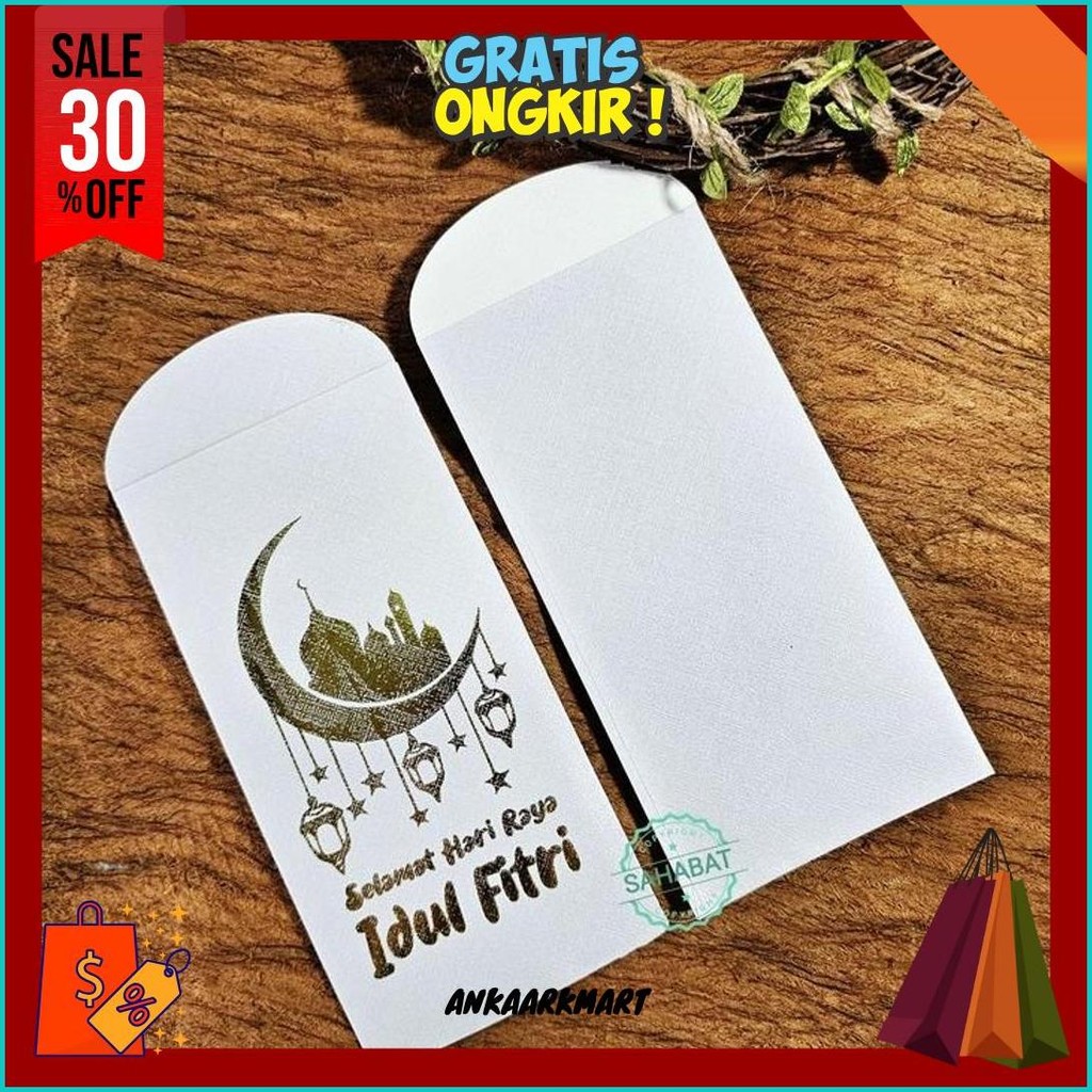 

[10 Pcs ] Amplop / Angpau Lebaran Embos Kaligrafi Mewah Dan Executive Ukuran Panjang Siap Kirim