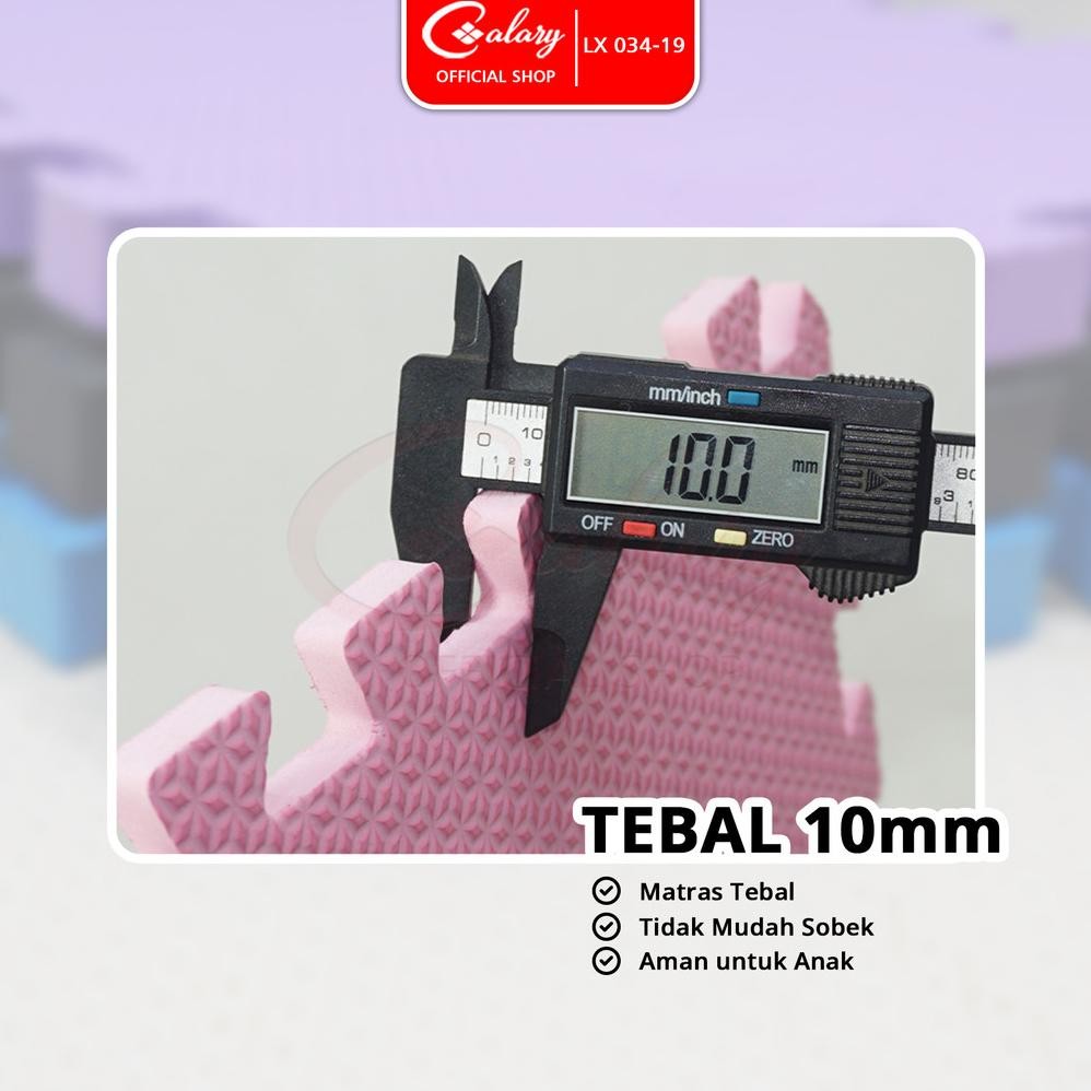 lij-56 SPEEDS Matras Puzzle Eva 30x30cm 10mm Alas Puzzle EVA Mat Empuk Bermain Tidur Anak Karpet Bon