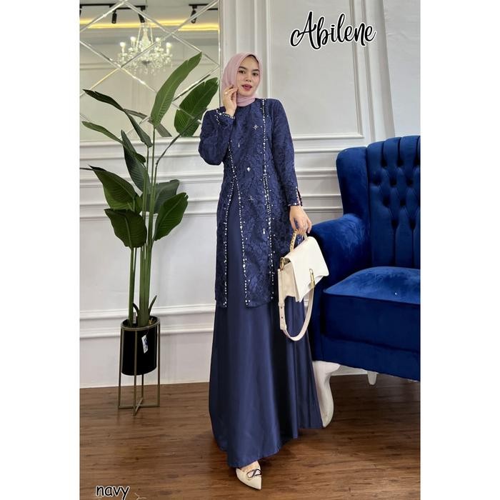 Abilene - Gamis Pesta Nikahan Lamaran Tunangan Dress Muslim