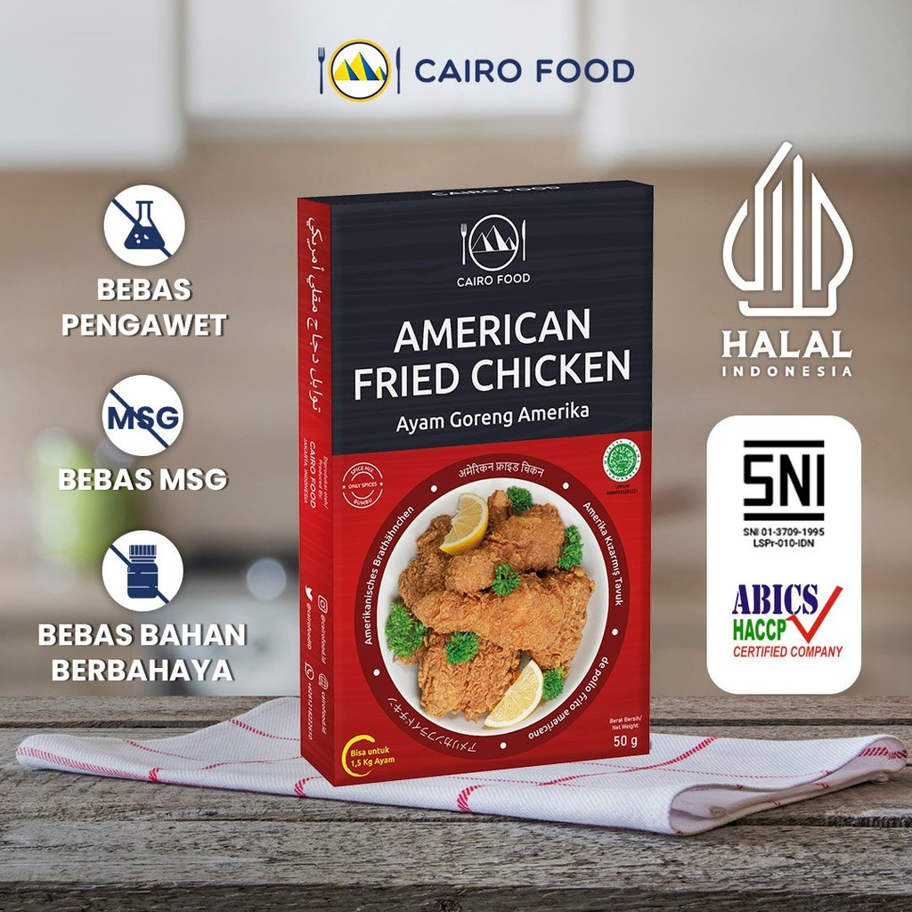 

Bumbu Ayam Goreng Amerika Non MSG - Cairo Food