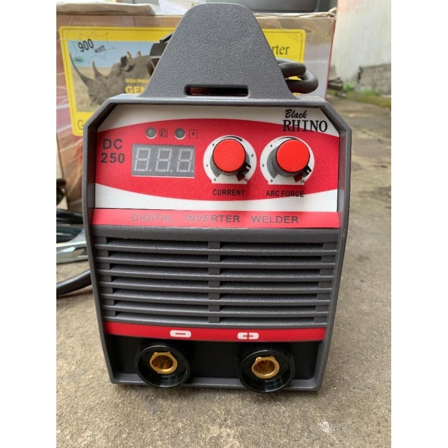 MESIN TRAFO LAS INVERTER 250 A RHINO DIGITAL IGBT TERMURAH DC 250