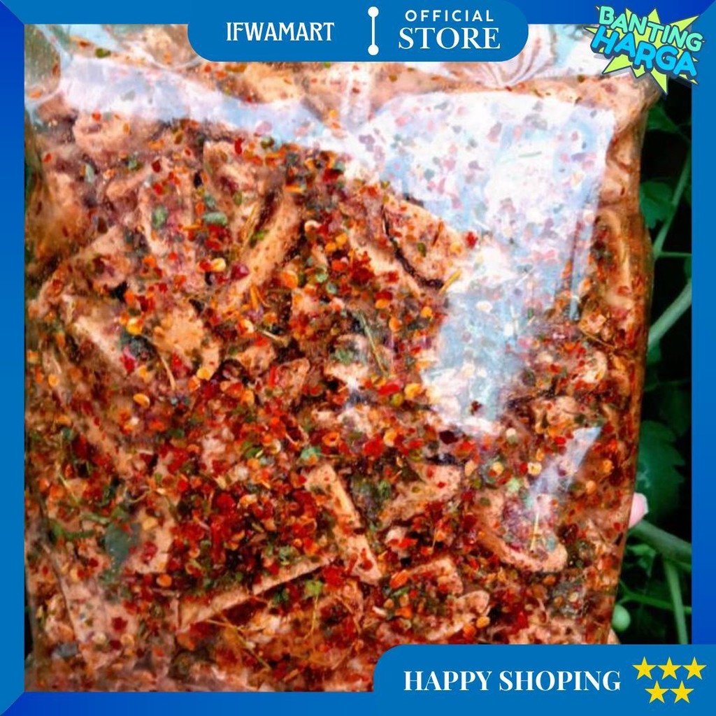 

Basreng Pedas 1Kg / 1 Kg Bakso Goreng Cemilan Snack Stick Crispy Pedas Gurih Daun Jeruk D Cod