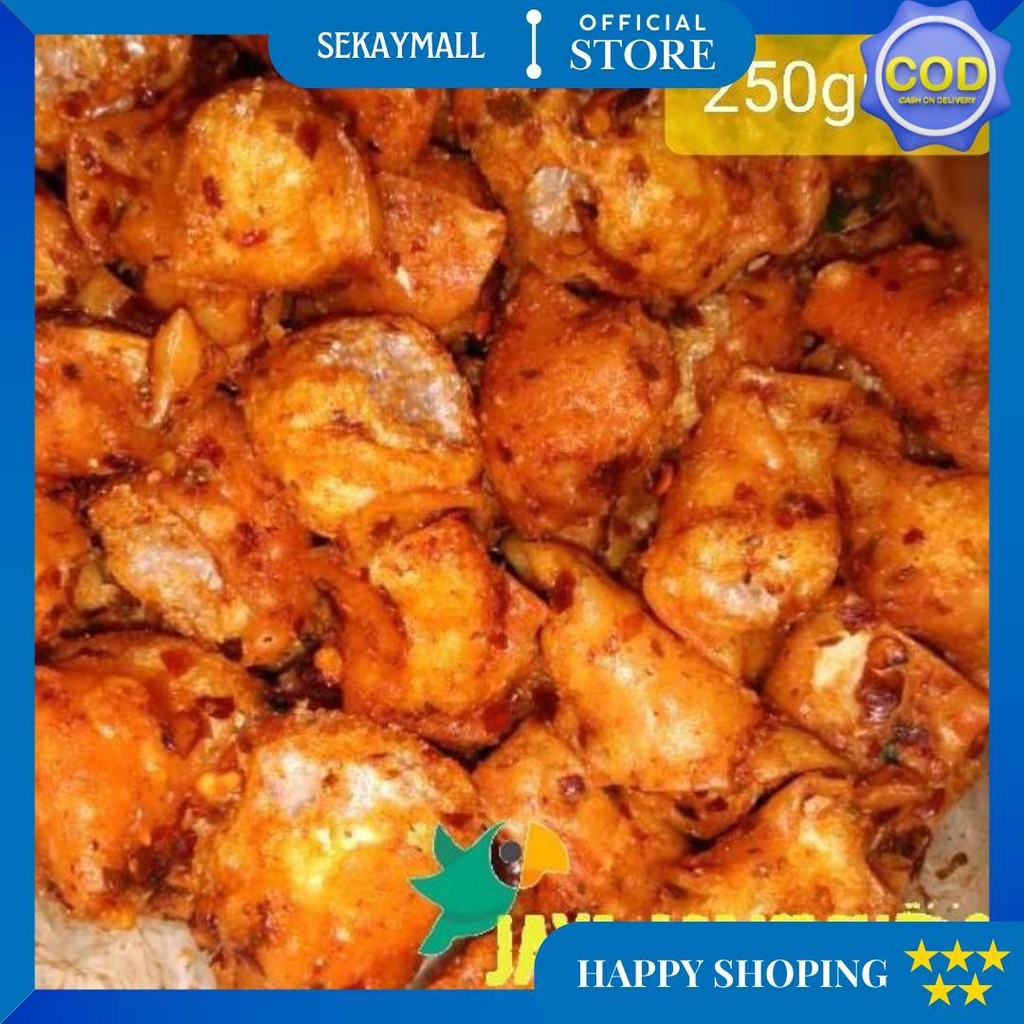 

1Kg- Siomay Kering Pedas Daun Jeruk /Gurilem D Best Seller