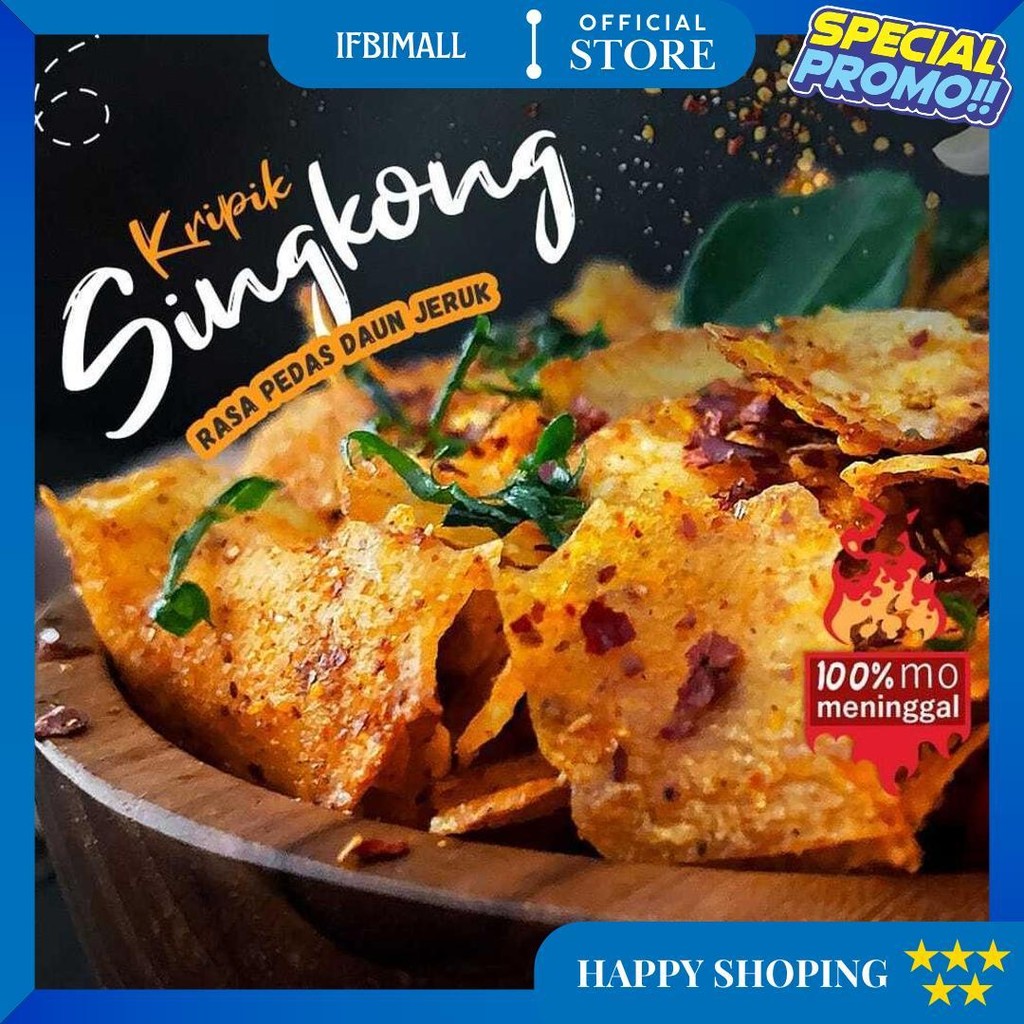 

Yasnack Keripik Singkong Pedas Daun Jeruk/Kripset/500Gr D Promo 10.10