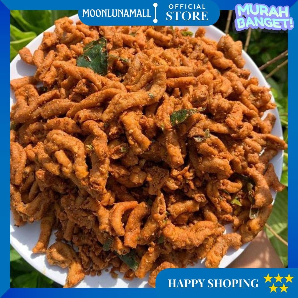 

Usus Crispy Premium 1Kg, Usus Krispi Pedas, Usus Krispi Original Daun Jeruk Kiloan D Best Seller