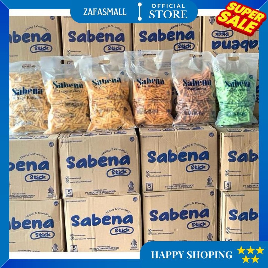 

Snack Stik Sabena 340 Gr Paket 3 Bungkus All Variant D Cod