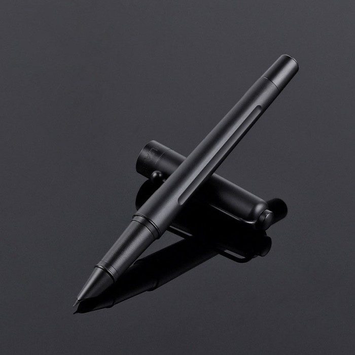 

2023 Arrival Matte Black 0.28mm EF Nib Fountain Pen 1.2mm Bent Nib Calligraphy Metal Pens Writing