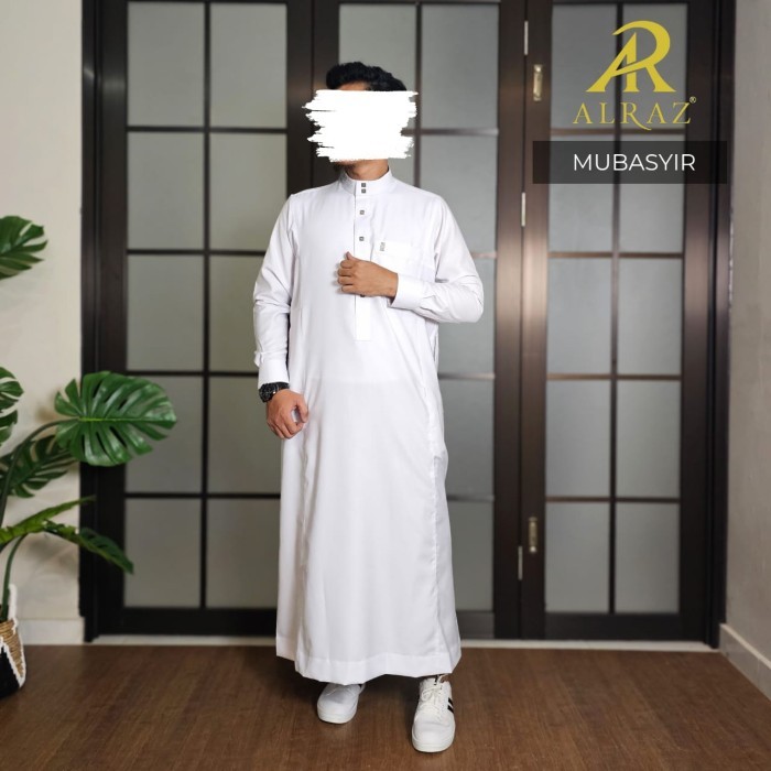 Gamis Jubah Wol Alraz premium + Box stlye Haramain wol manset
