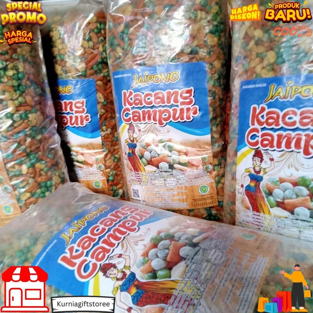 

Kacang Campur / Kacang Mix / Kacang Campur Jaipong / Kacang D Cod