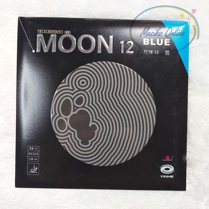 Yinhe Moon 12 Blue Rubber ~ Karet Pingpong Yinhe Moon Blue