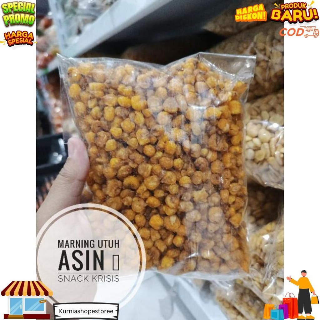 

1Kg Marning Jagung Utuh Asin Gurih Pedas Manis Kiloan D Termurah