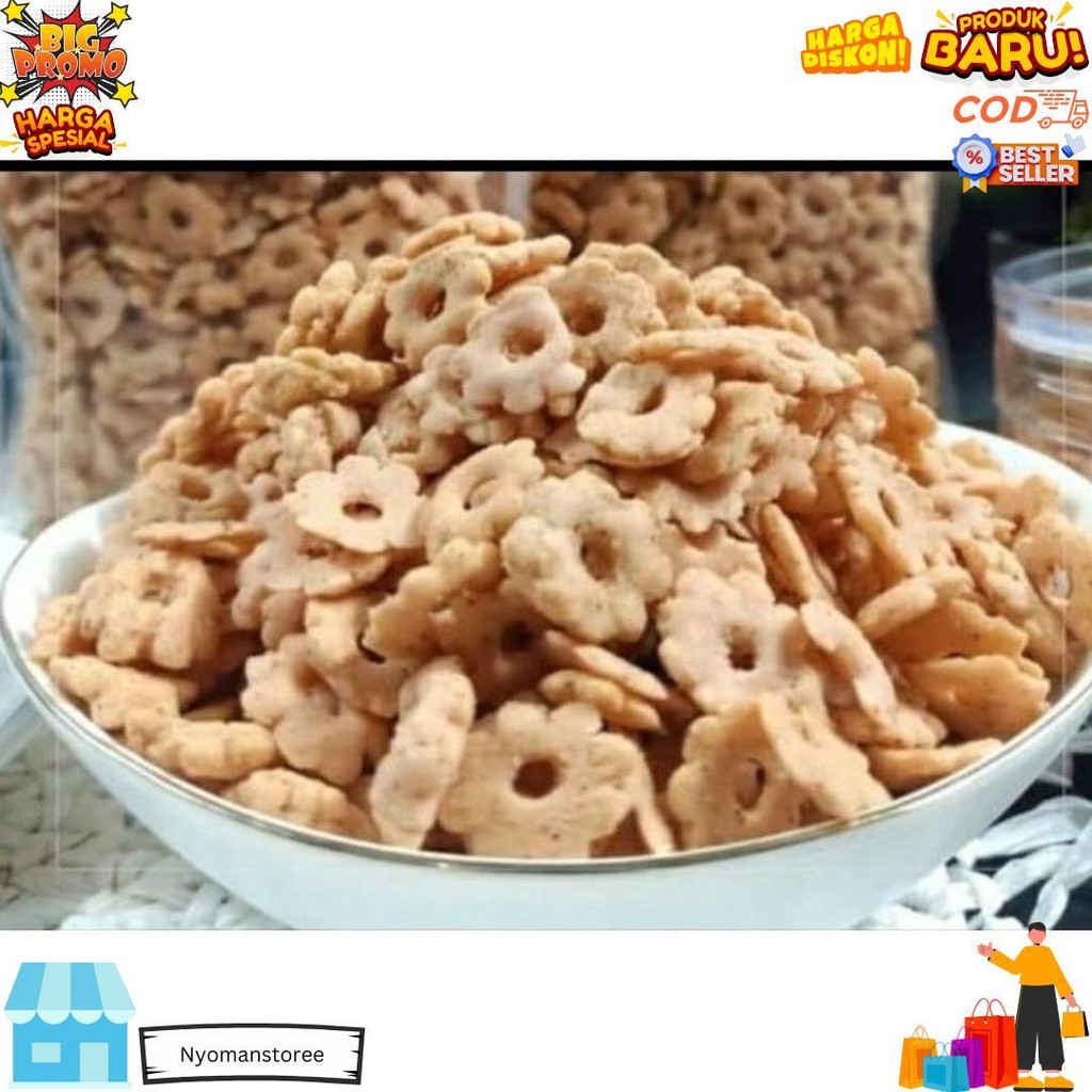 

Snack Kiloan 500Gr Ajisan Cemilan Murah D Cod