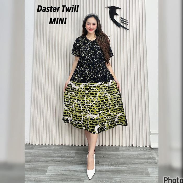 [Juragan Daster Twill] Daster Twill Selutut Daster Wanita Ld 105 Busui Ada Tali Tanpa Saku Daster