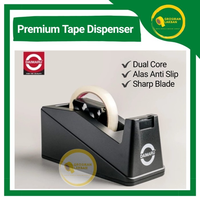 

Tape Cutter Dispenser Meja Premium Daimaru Pemotong Isolasi Selotip