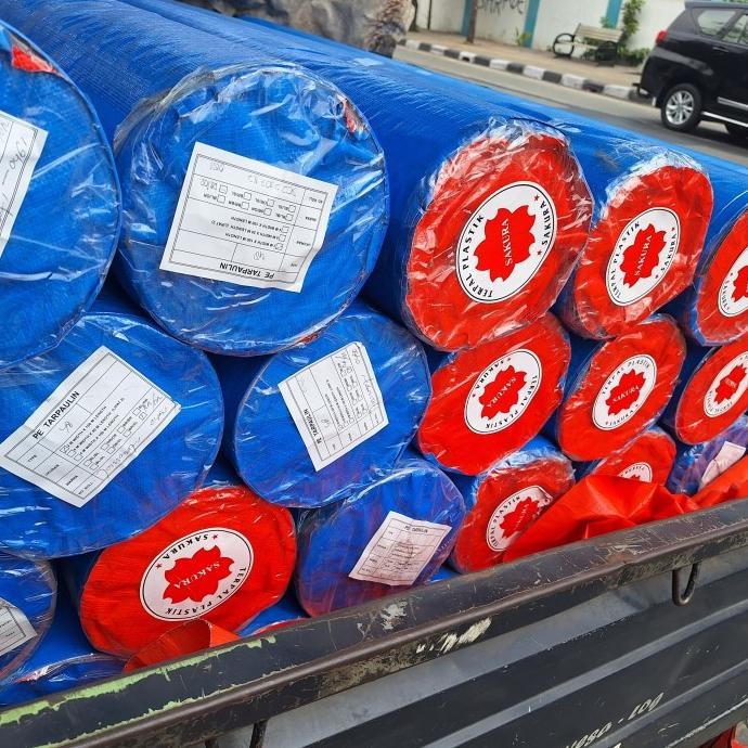 Terpal Plastik A12 Sakura 1 Roll Terlaris
