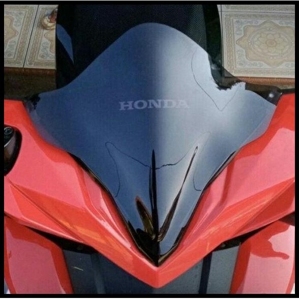 Winshild Winsil Visor Mika Tameng Batok Spoiler Variasi Motor Beat Fi