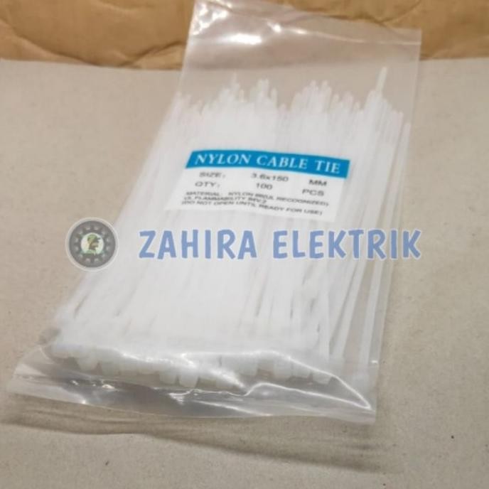 

*#*#*#] Kabel Ties / Kabel tis / Cable tie 15cm (3.6x150) Putih