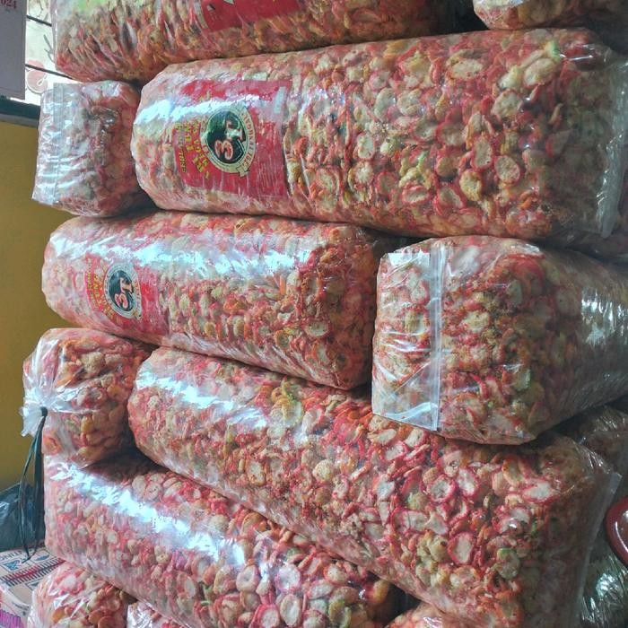 

Kripik Seblak Kencur Snack Food 2.5Kg Snacks Pedas Cemilan Keripik