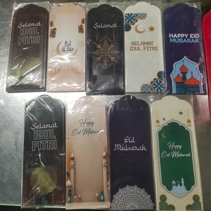 

=+=+=+] Amplop Lebaran Panjang 1pck isi 10pcs