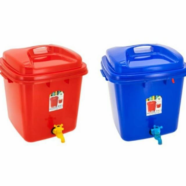 TERLARIS EMBER AIR + KRAN 40 LITER GREEN LEAF 1038 KR / TONG AIR DENGAN KERAN UNTUK CUCI TANGAN