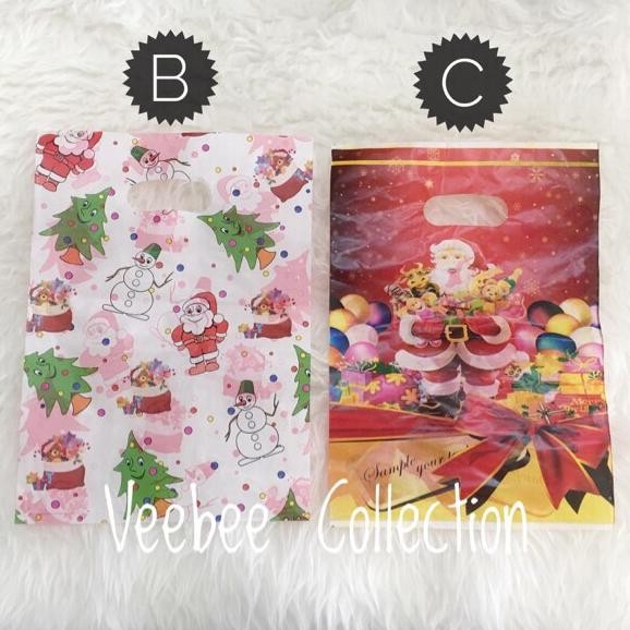 

@#@#@#] Plastic Bag Natal 30x40cm/ kresek natal/plastik sovenir natal/kresek