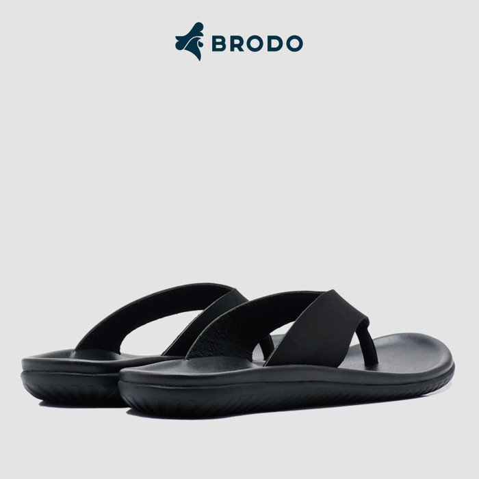 Sandal Pria Brodo Flipper Full Black