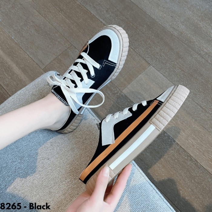 Sepatu Selop Sneaker Import Wanita All Star Nyaman Sole Karet Bagus