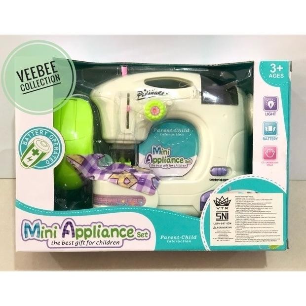 Produk Unggulan] Mainan Mesin Jahit Mini appliance/ mainan mesin jahit/ mainan anakcewe