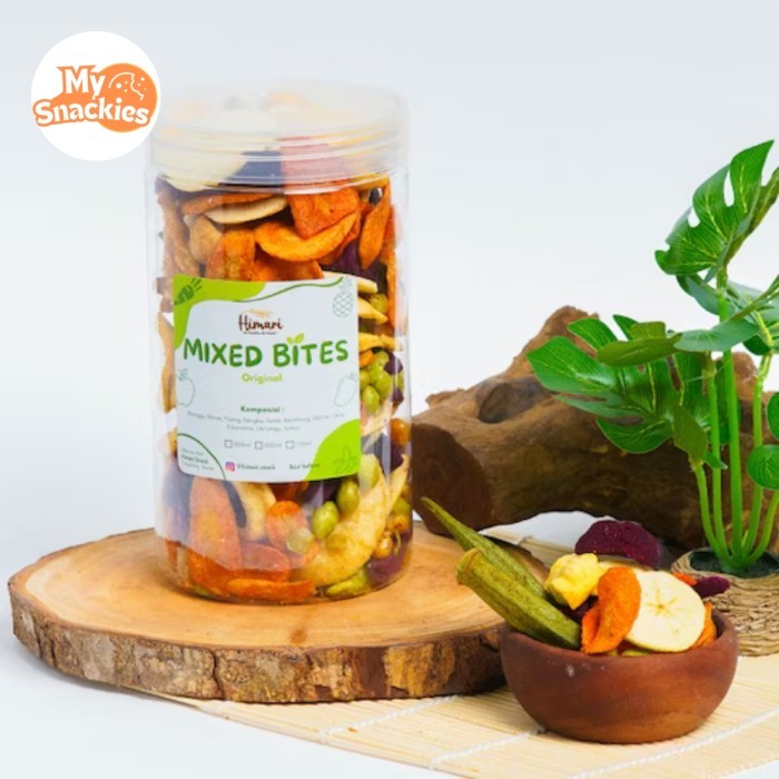 

TERUJI My Snackies Mixed Bites Keripik Buah Sayur Kering Mix 100% Produk Lokal