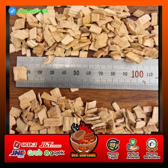 

CUCI GUDANG Kayu Bakar Asap Chips Apple Cherry Rambutan Nangka Wood Pellet Smoke