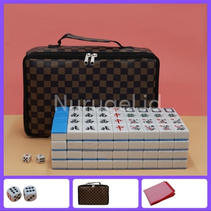 

FREE ONGKIR Mahjong Set + Karpet + Chips + Tas Mahyong Maciok