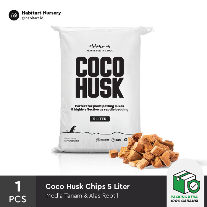 

PROMO SPECIAL Coco Husk Chips - media tanam / Potting mix