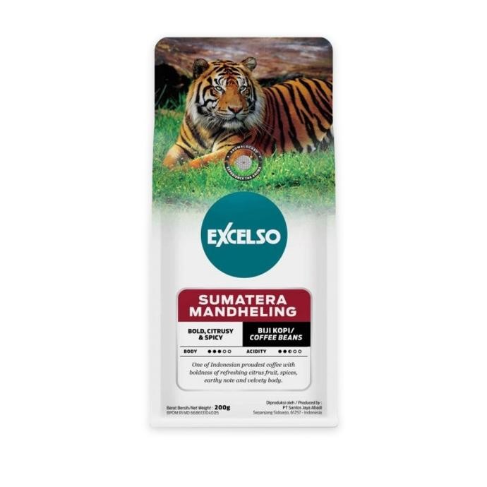 

Excelso Sumatera Mandheling Biji 200G Twin Pack