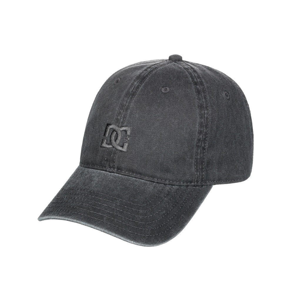 DC Shoes Men DC Cap Star Vintage Strapback Cap Black ADYHA04233