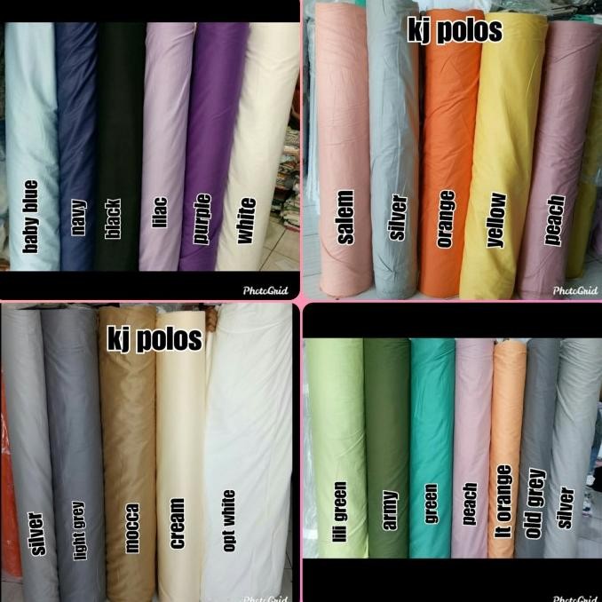 Kain Bahan Sprei Meteran Katun Jepang Polos
