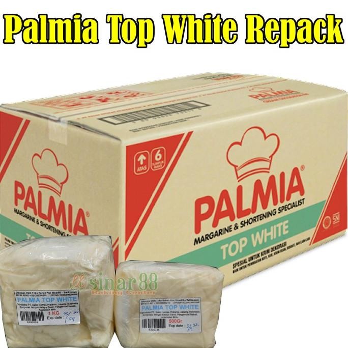 

Produk Terbaik] Palmia Top White (Mentega Putih) Repack 1kg