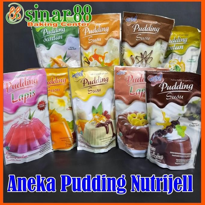 

favorit] Nutrijell Pudding Susu / Pudding Santan